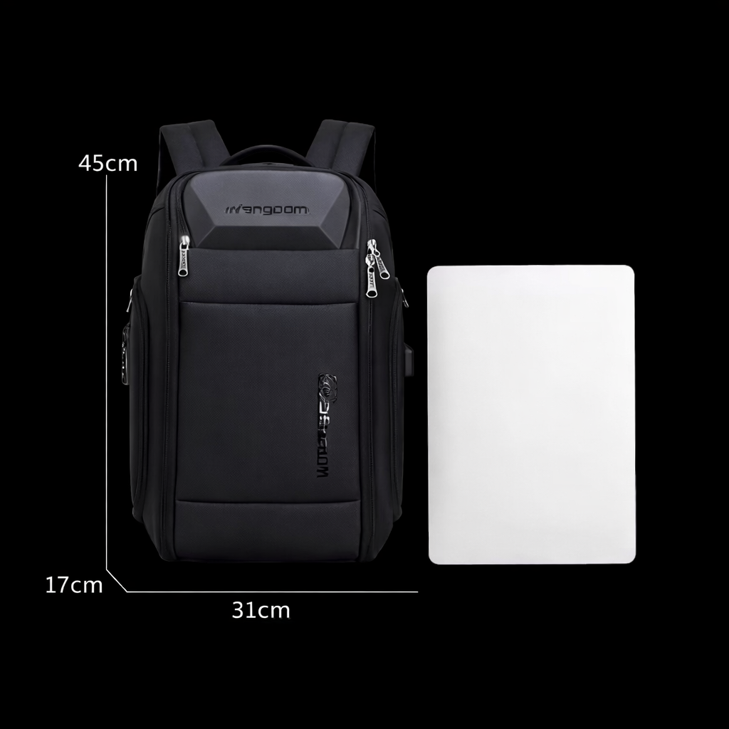 Wiersoon Backpack for Men Waterproof Backpack Large Capacity Business Trip Multifunctional Password Anti-Theft Laptop Bag