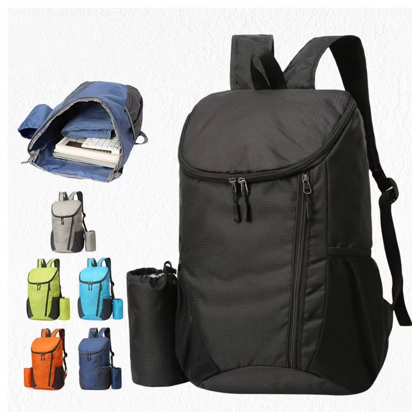 20L Foldable Ultralight Backpack Portable Waterproof Unisex Outdoor Mountaineering Cycling Travel Hiking Camping Sports Bag