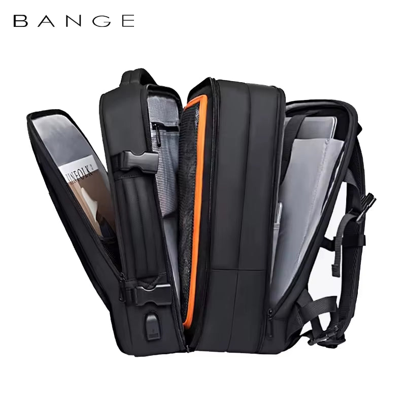 Expandable Men'S Backpack Waterproof 17.3 in Laptop Backpack Man Large Capacity Hiking Travel Bag Male Backpacks for Men