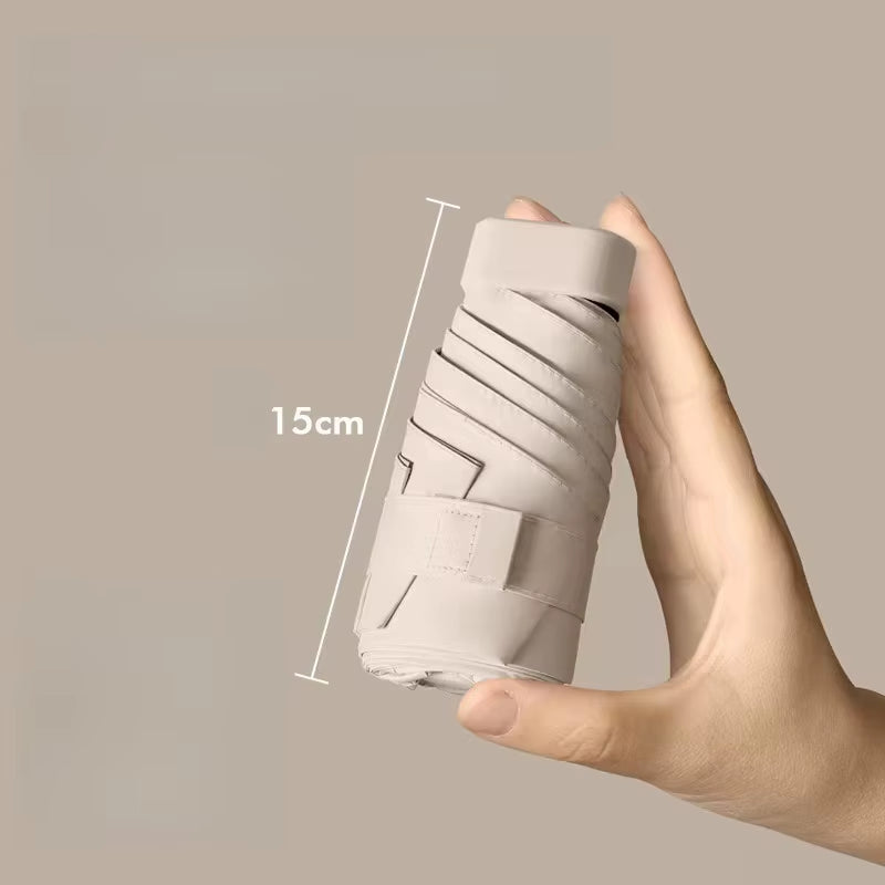 Mini Sun Umbrella, Protective and UV Resistant, Rain or Shine