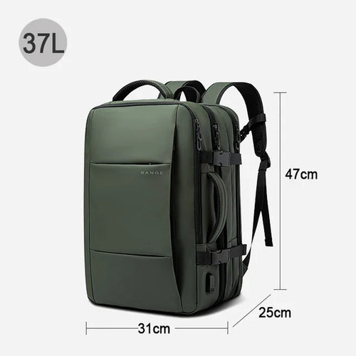 Expandable Men'S Backpack Waterproof 17.3 in Laptop Backpack Man Large Capacity Hiking Travel Bag Male Backpacks for Men